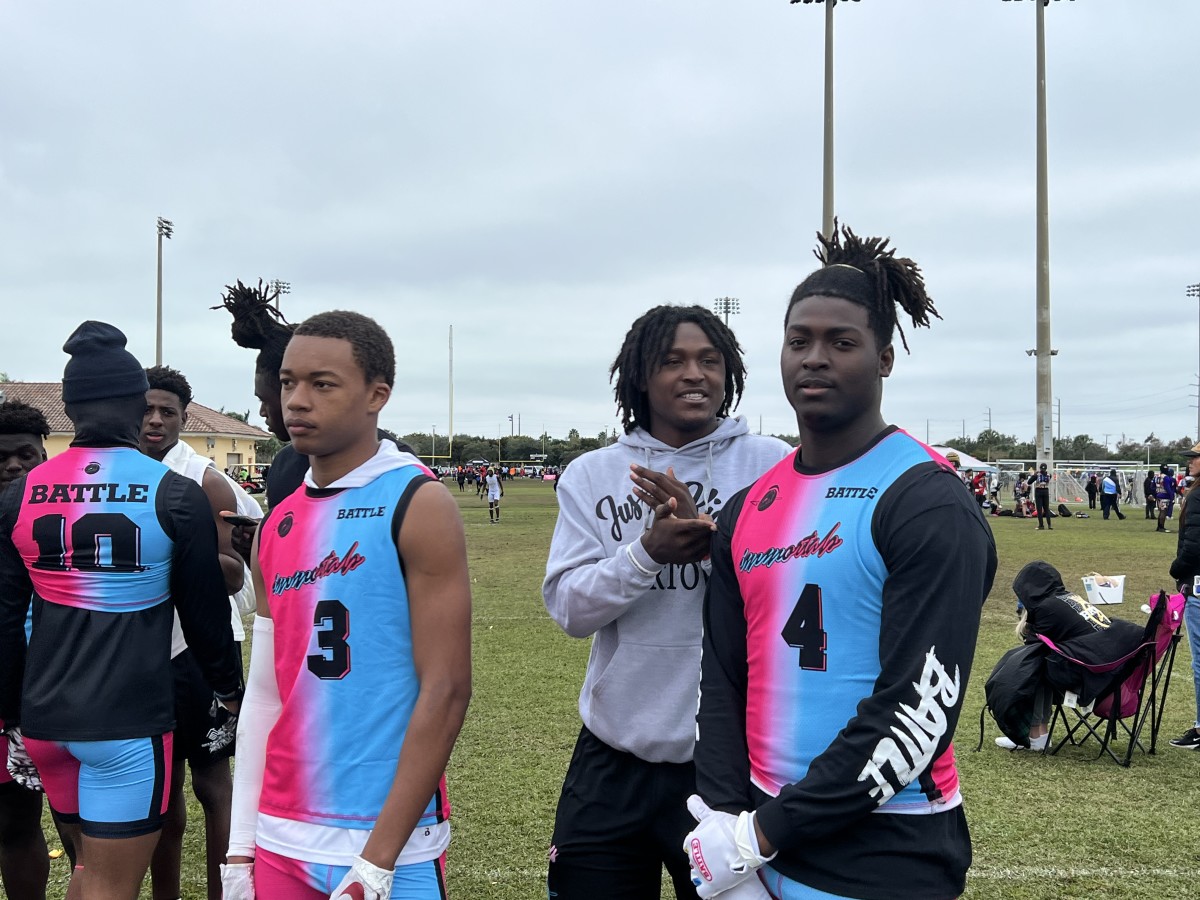 Jalen Brown Gulliver Prep and Adam Moore Booker T Washington - Immortals 7v7 - 2023